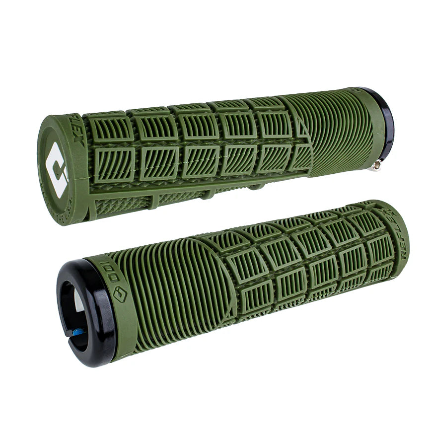 Grips ODI REFLEX XL Lock-on 135 mm Oliva