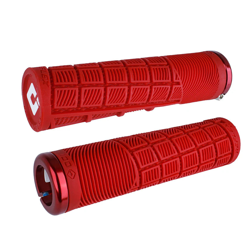 Grips ODI REFLEX XL Lock-on 135 mm Rot