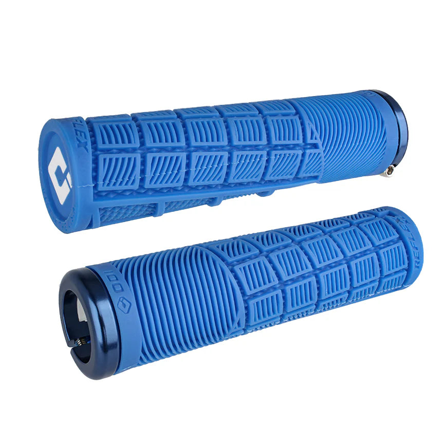ODI REFLEX XL Lock-on 135 mm -gripit Sininen