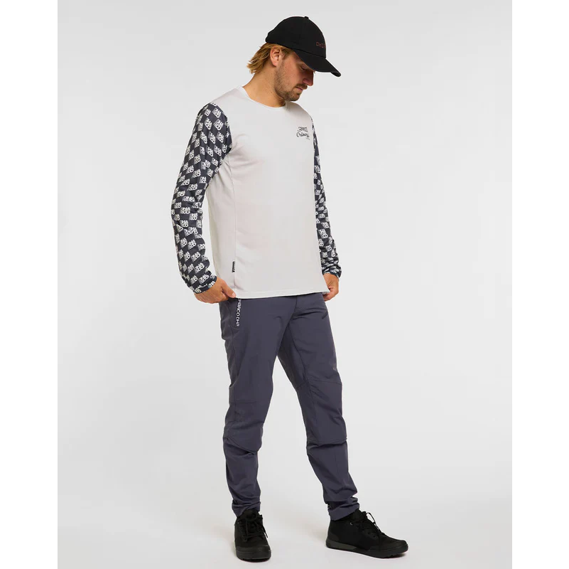 DHARCO GRAVITY OFFSET Shirt Lange Mouwen Wit/Zwart