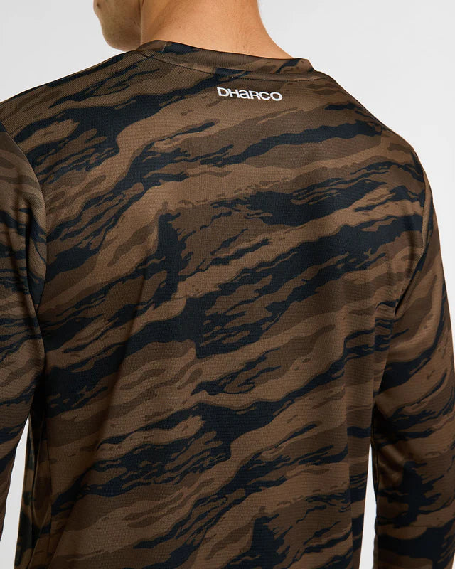 Maillot DHARCO GRAVITY RECON Manches Longues Noir/Marron