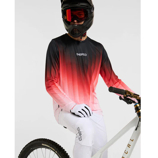 Trikot DHARCO RACE PRISM Langarm Rot