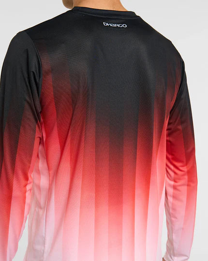 Trikot DHARCO RACE PRISM Langarm Rot