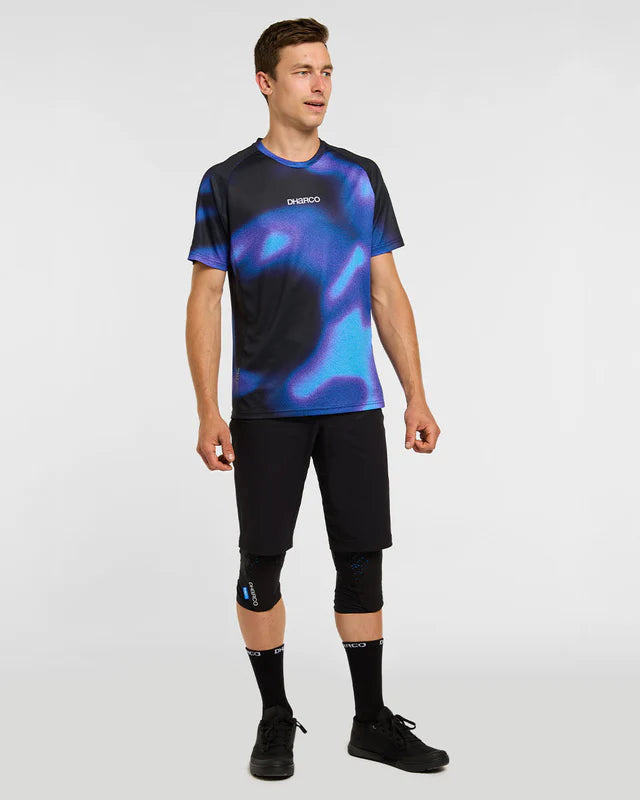 Maillot DHARCO VORTEX Manches Courtes Noir/Violet