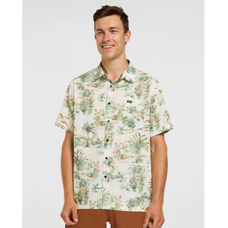 DHARCO TECH PARTY LOST -tekninen paita Beige/Khaki