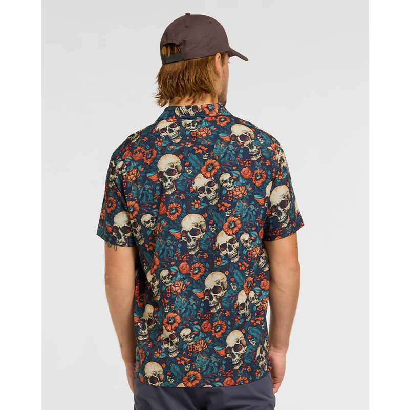 Technisches Hemd DHARCO TECH PARTY SKULLDUGGERY Blau