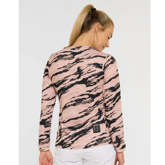 Maglia DHARCO GRAVITY AMBUSH Maniche Lunghe Donna Rosa/Nero