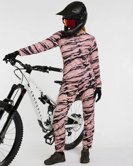Maglia DHARCO GRAVITY AMBUSH Maniche Lunghe Donna Rosa/Nero