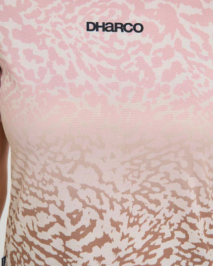 Maglia DHARCO PRISCILLA Maniche Corte Donna Beige/Rosa