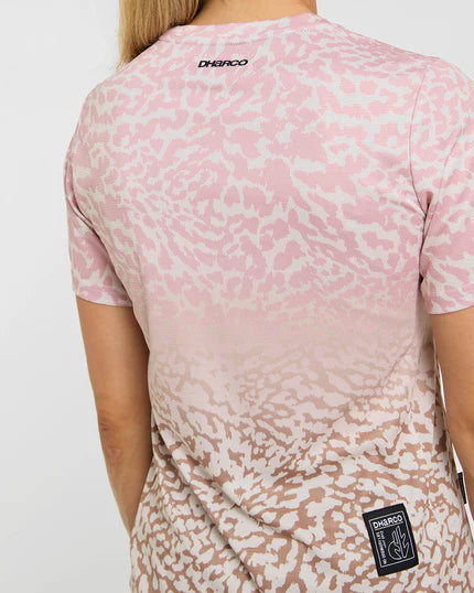 Maglia DHARCO PRISCILLA Maniche Corte Donna Beige/Rosa