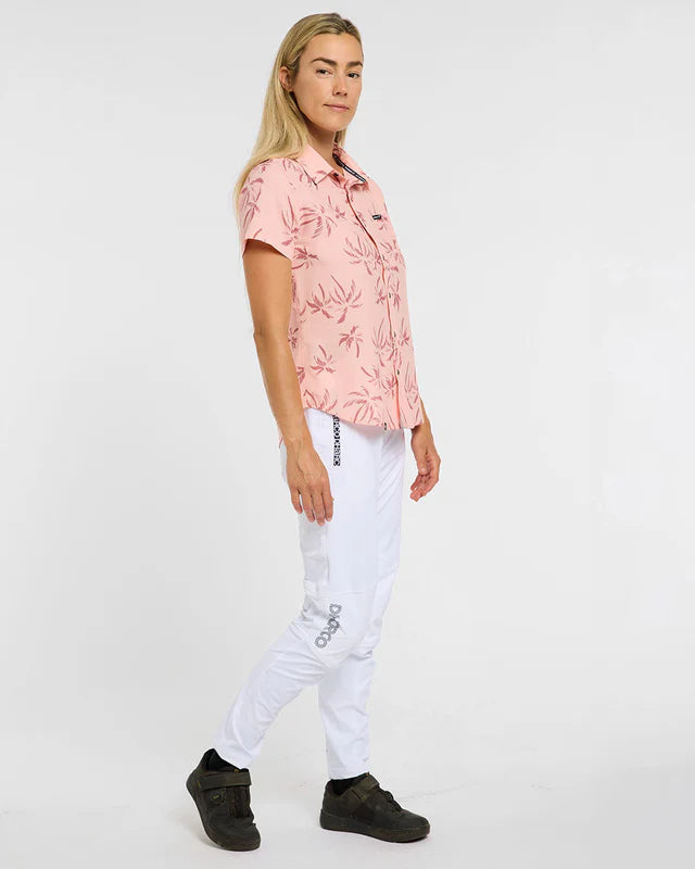 Chemise Technique DHARCO TECH PARTY PINK PALM Femme Rose