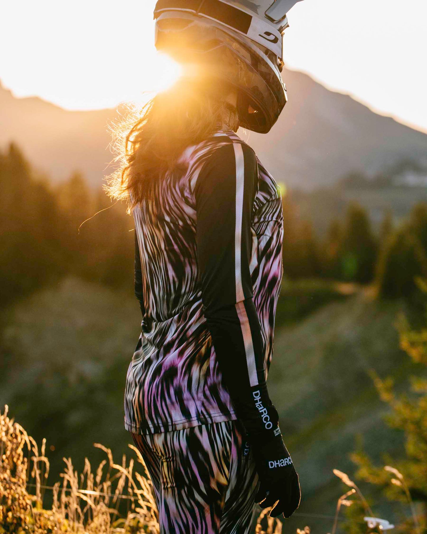 Maillot DHARCO RACE ACID SAFARI Manches Longues Femme Multi