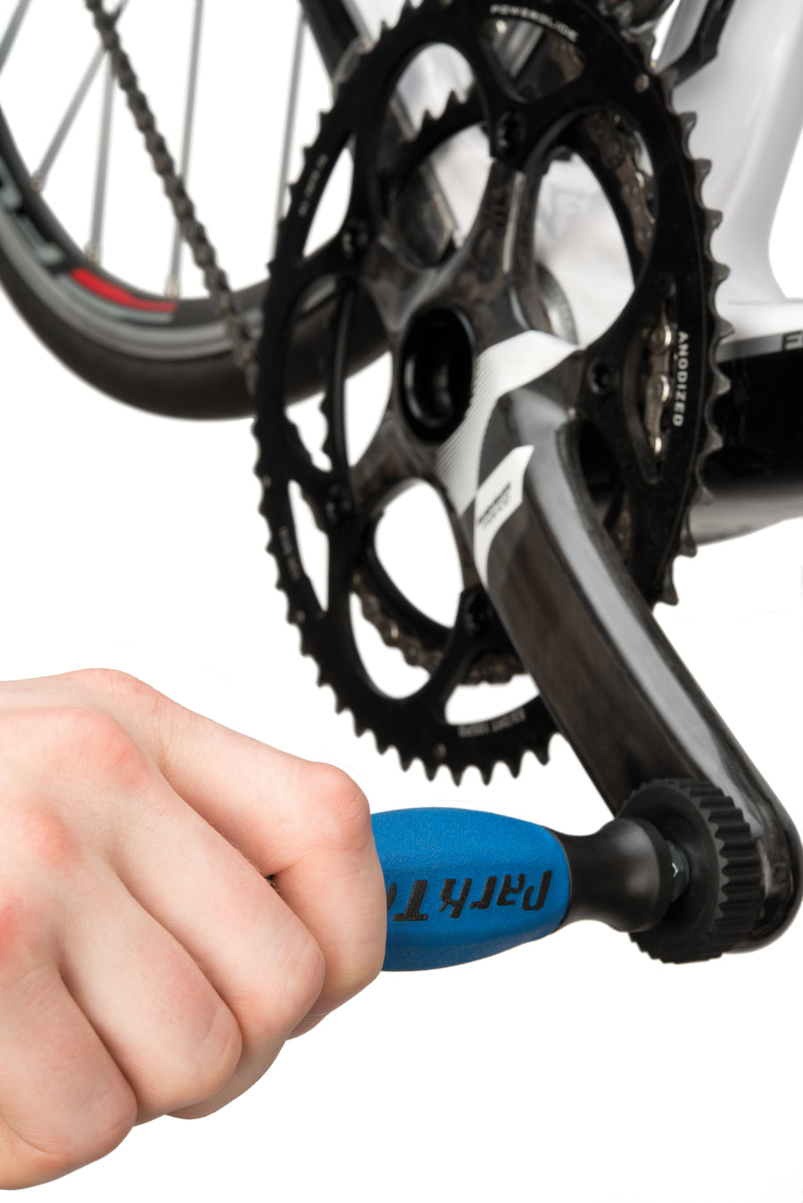 Park Tool DP-2, монтиран на курбел SRAM Force