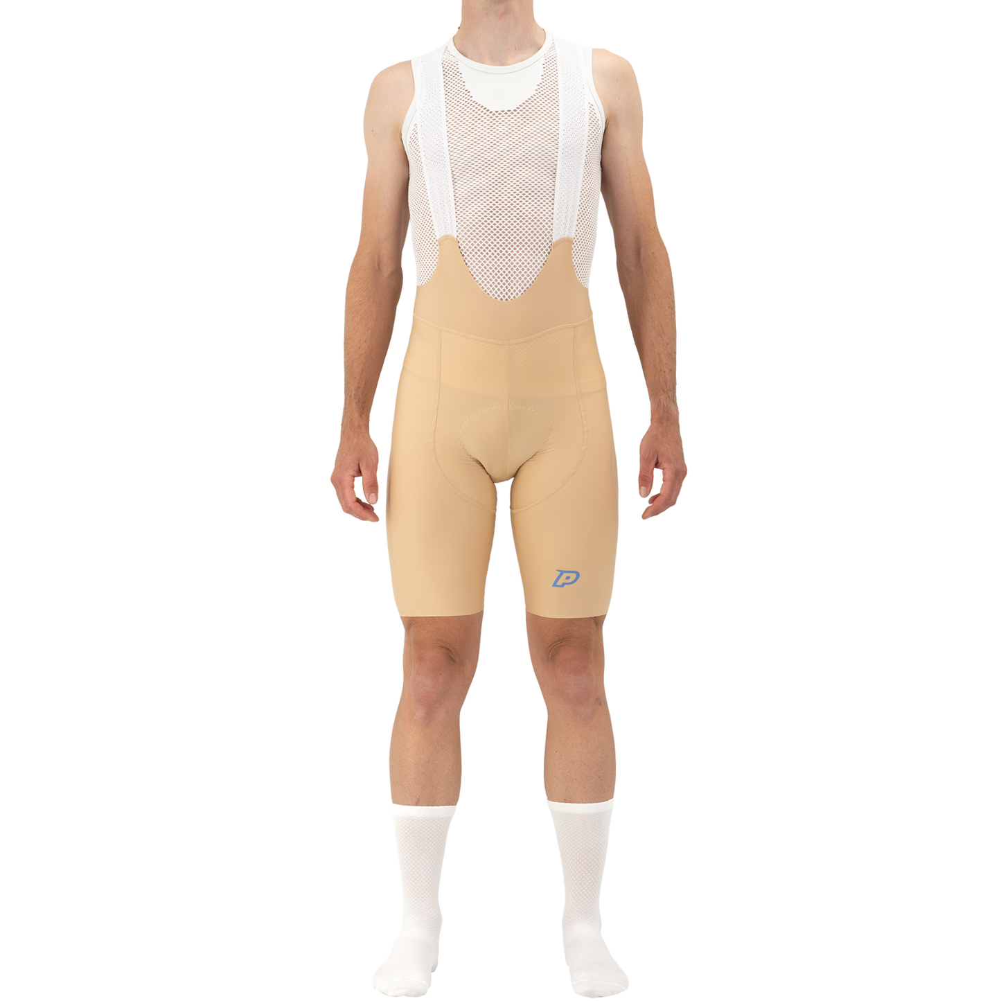 Culotte Corto con Tirantes PROBIKESHOP By CHEF DE FILE Beige