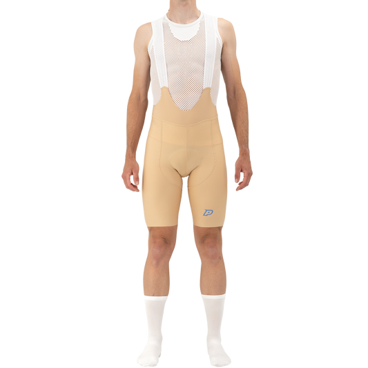 Cuissard Court à Bretelles PROBIKESHOP By CHEF DE FILE Beige