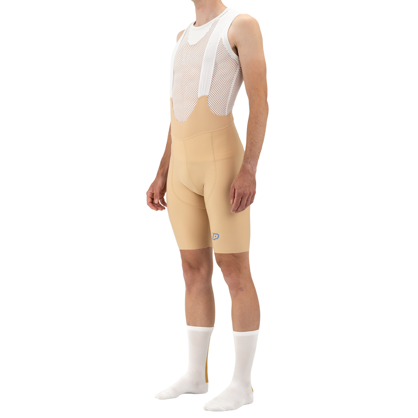 Culotte Corto con Tirantes PROBIKESHOP By CHEF DE FILE Beige