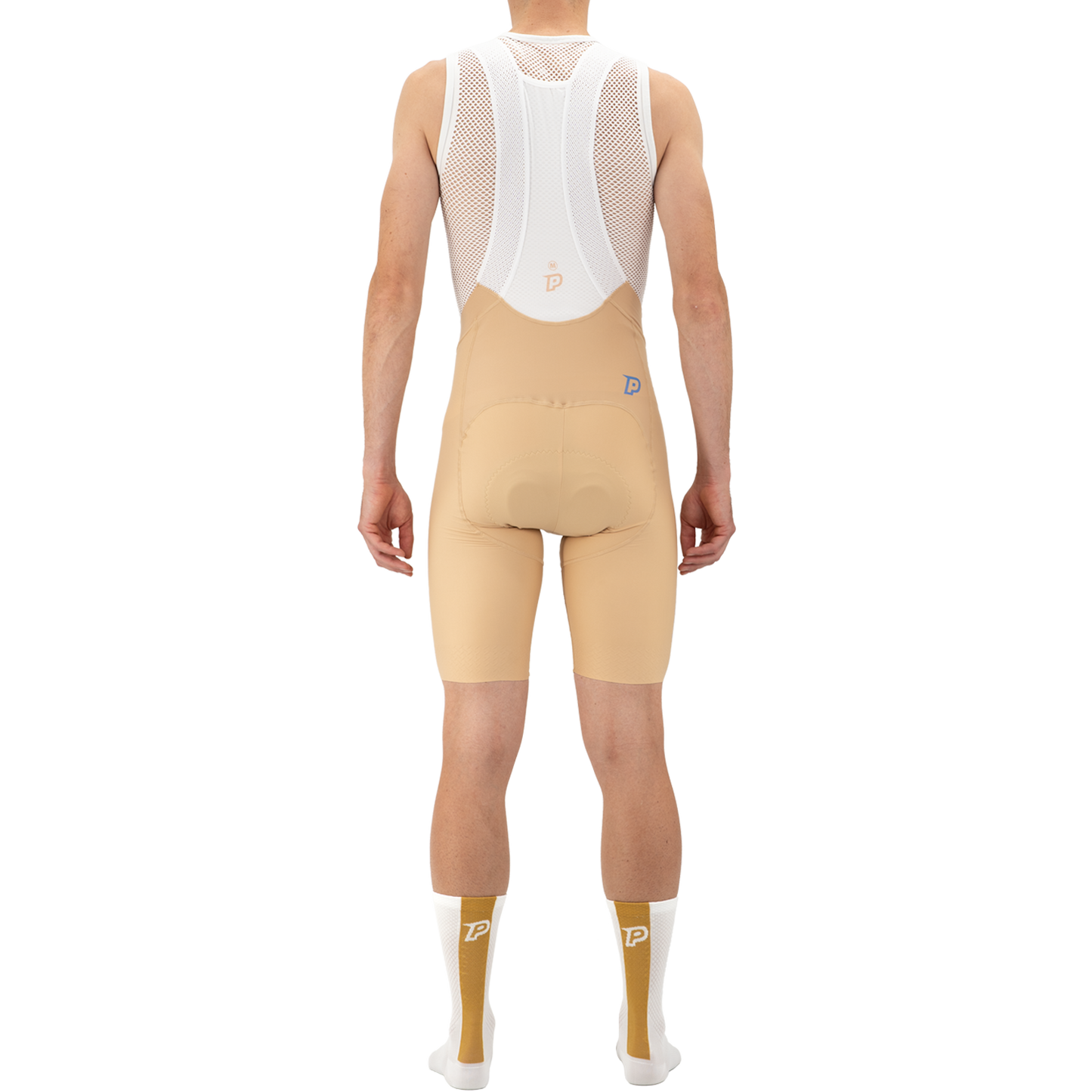 Culotte Corto con Tirantes PROBIKESHOP By CHEF DE FILE Beige
