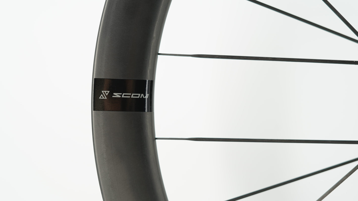 Paire de Roues SCOM ULTRA+ 50 Tubeless Ready (Center Lock)