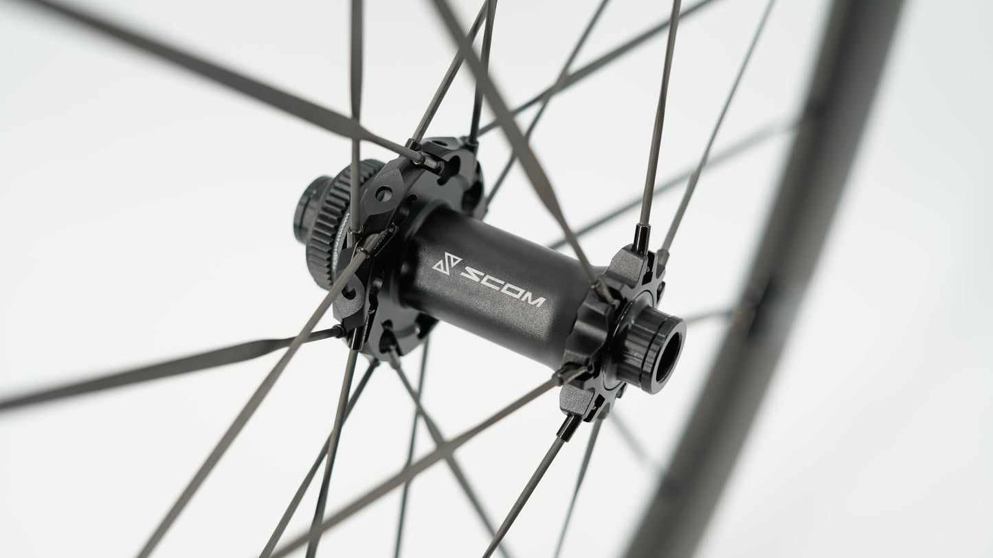 Paire de Roues SCOM RACE Tubeless Ready (Center Lock)