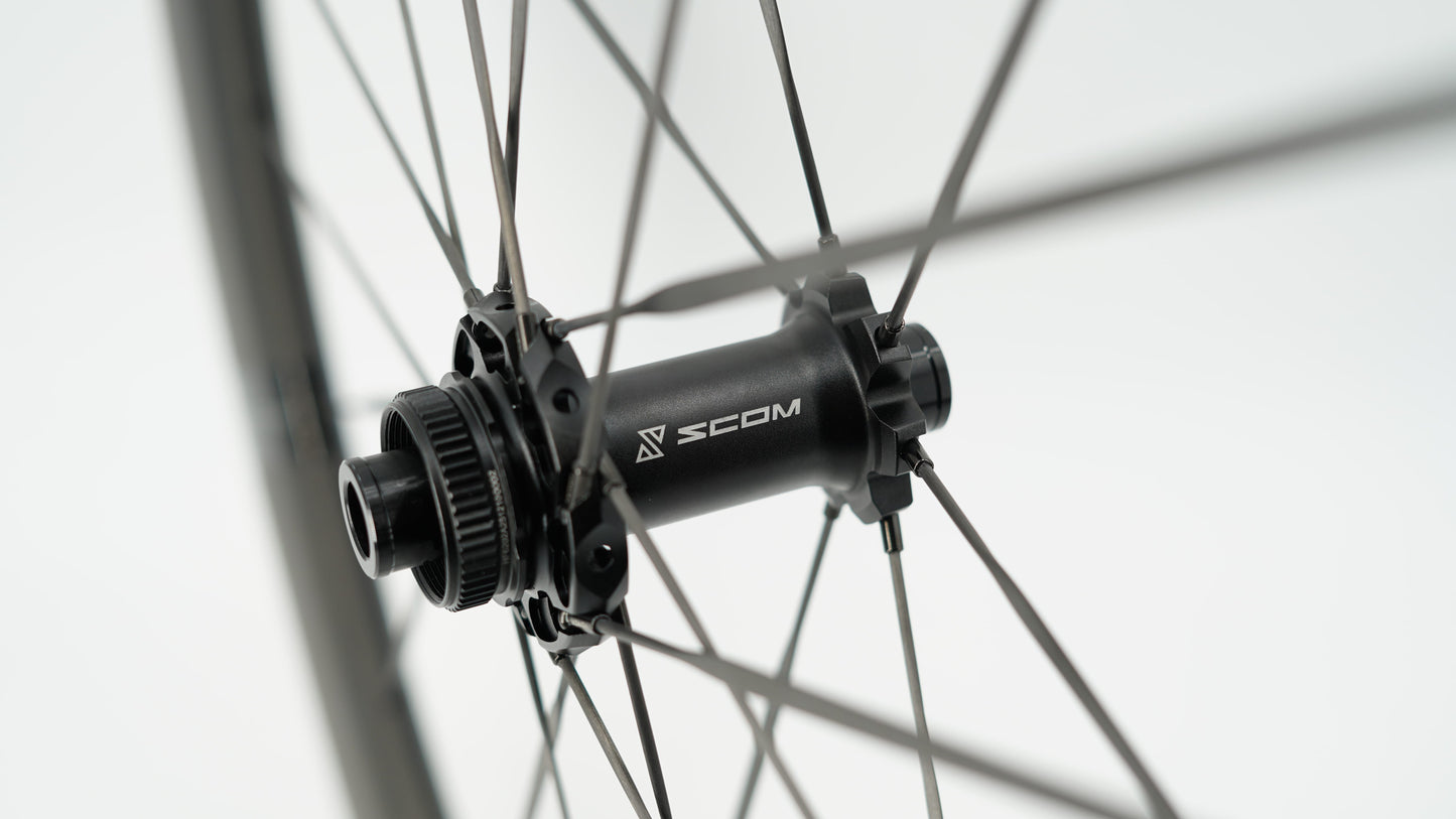 Paire de Roues SCOM RACE Tubeless Ready (Center Lock)