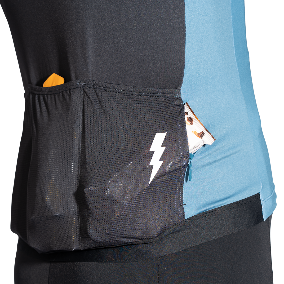 Maillot Manches Courtes USWE GRUS GRAVEL Bleu