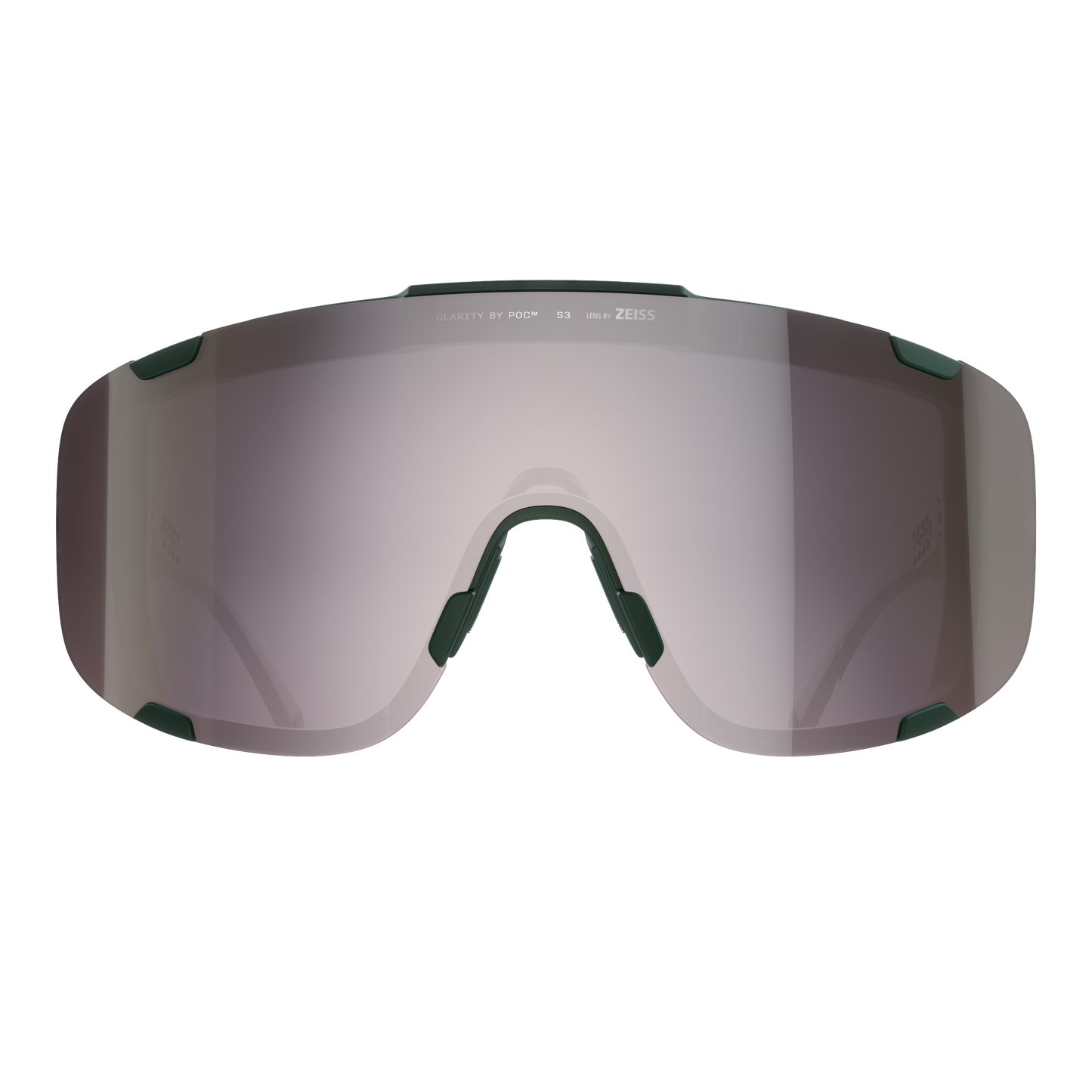 Lunettes POC DEVOUR + Kaki Verre Clarity Road Sunny Silver