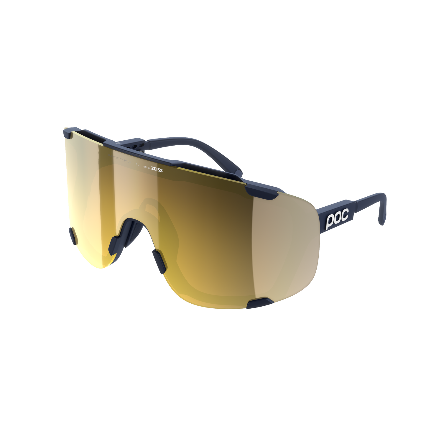 Brille POC DEVOUR + Marine Glas Clarity Road Partly Sunny Gold
