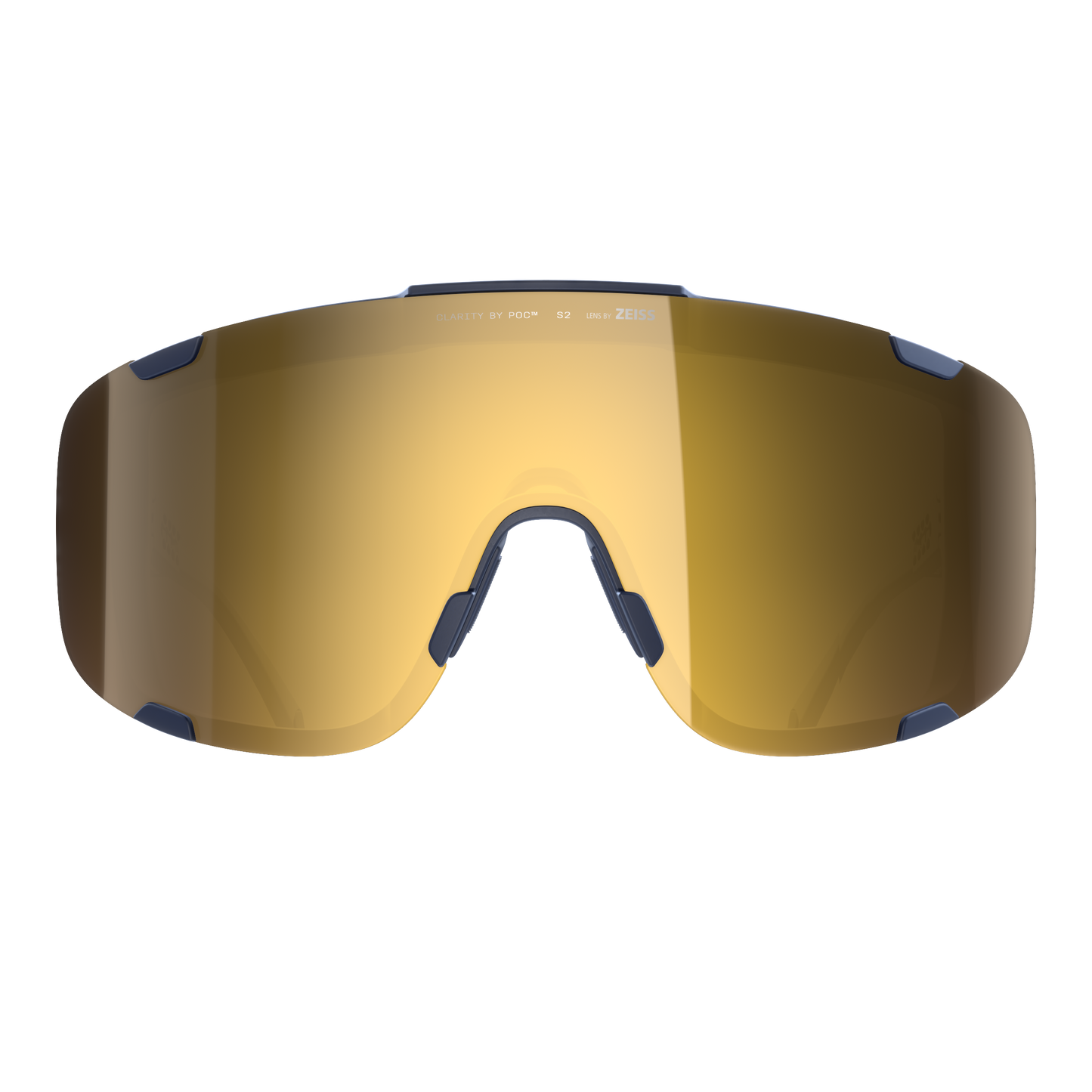 Brille POC DEVOUR + Marine Glas Clarity Road Partly Sunny Gold