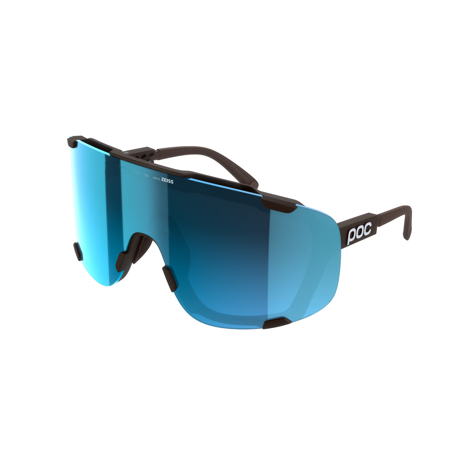 Okulary POC DEVOUR + Brązowe Soczewka Clarity Universal Sunny Turquoise