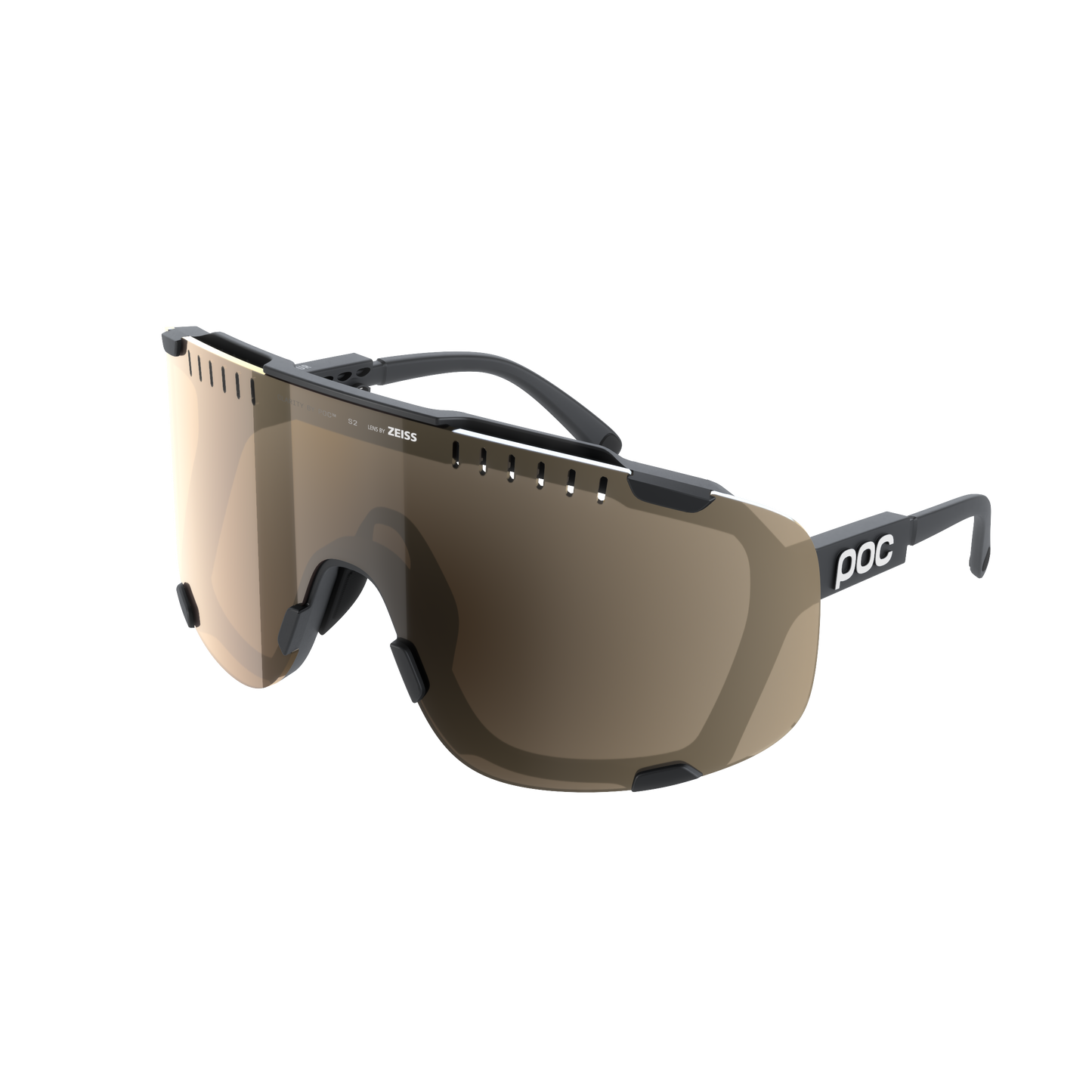 Brýle POC DEVOUR WF + Černé Sklo Clarity Trail Partly Sunny Silver