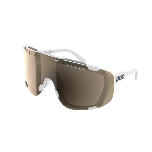 Lunettes POC DEVOUR WF + Blanc Verre Clarity Trail Partly Sunny Silver