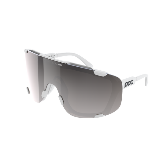 Lunettes POC DEVOUR WF+ Blanc Verre Clarity Road Sunny Silver