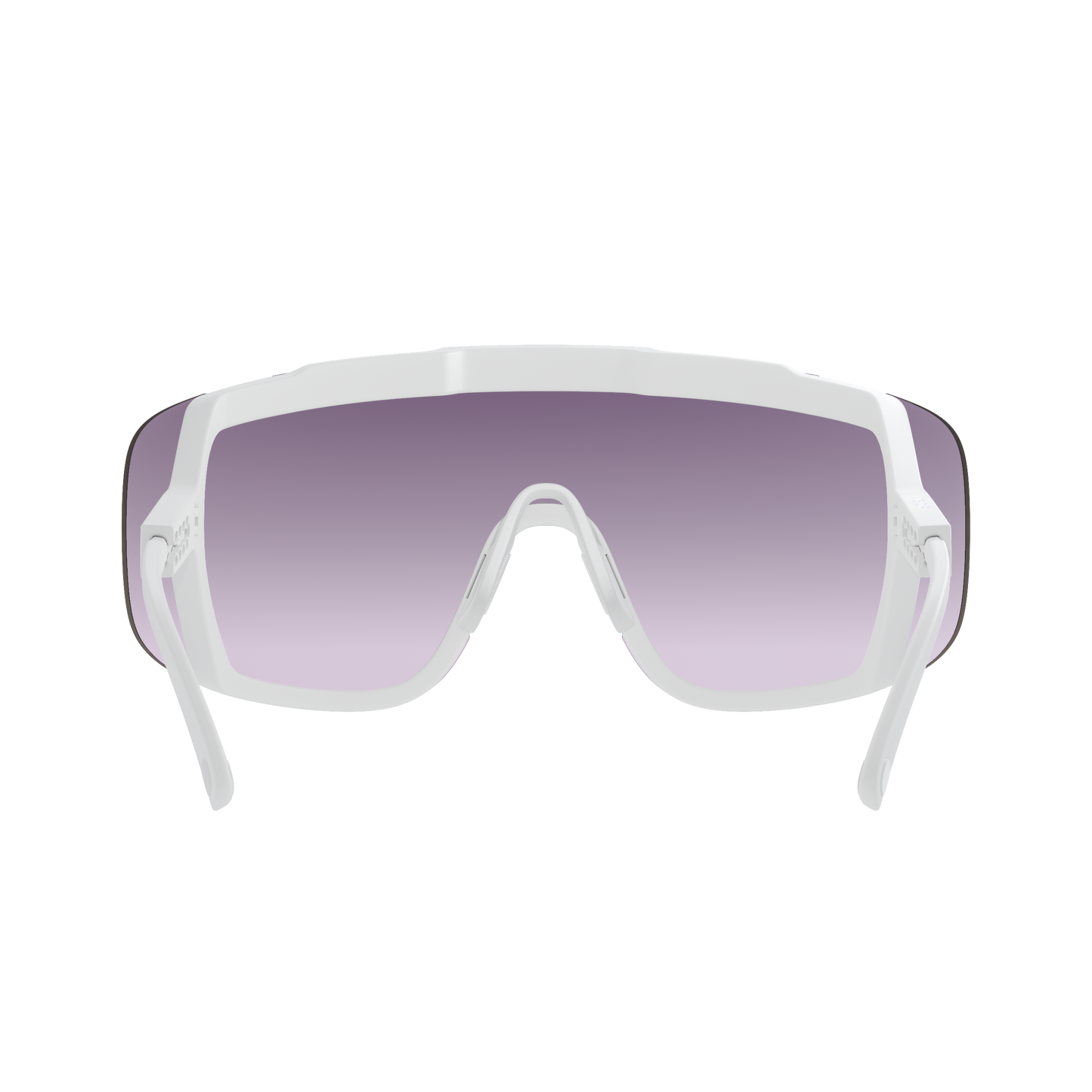 Lunettes POC DEVOUR WF+ Blanc Verre Clarity Road Sunny Silver