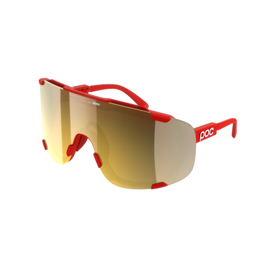 Lunettes POC DEVOUR WF + Rouge Verre Clarity Road Partly Sunny Gold
