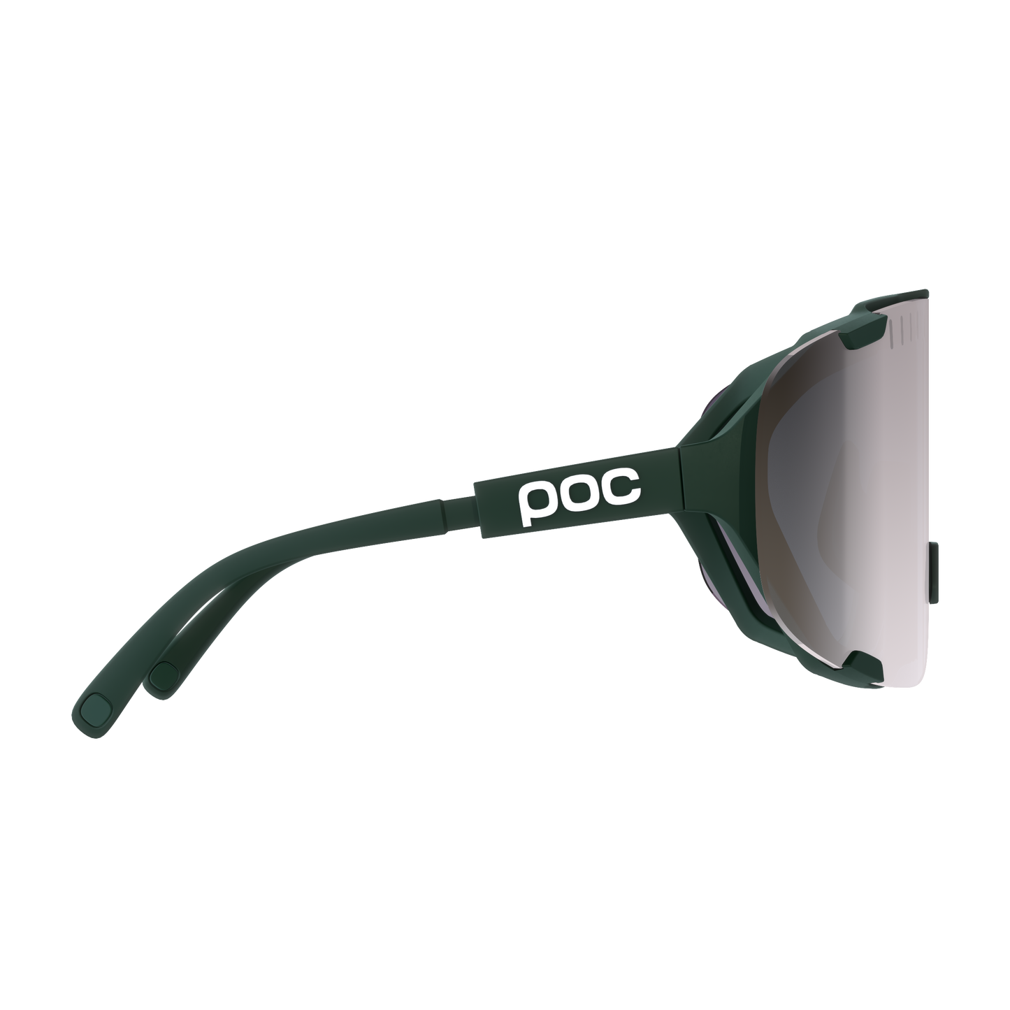 POC DEVOUR WF+ Brille Khaki Clarity Road Sunny Silver Glas