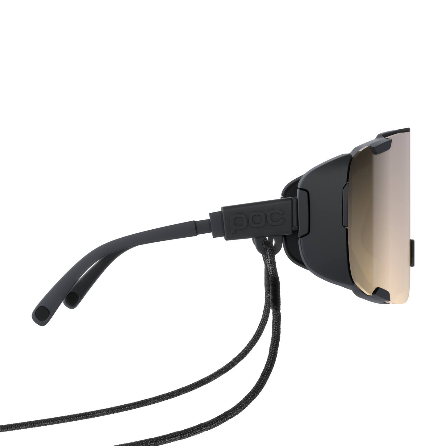 Okulary POC DEVOUR ULTRA + Czarne Soczewka Clarity Trail Partly Sunny Silver