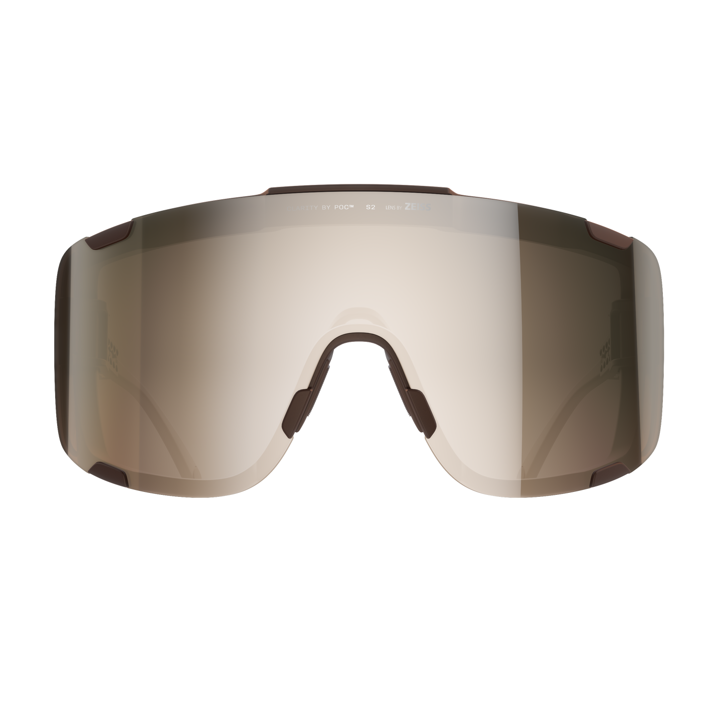POC DEVOUR ULTRA +-briller Bronze Clarity Trail-glas Partly Sunny Silver