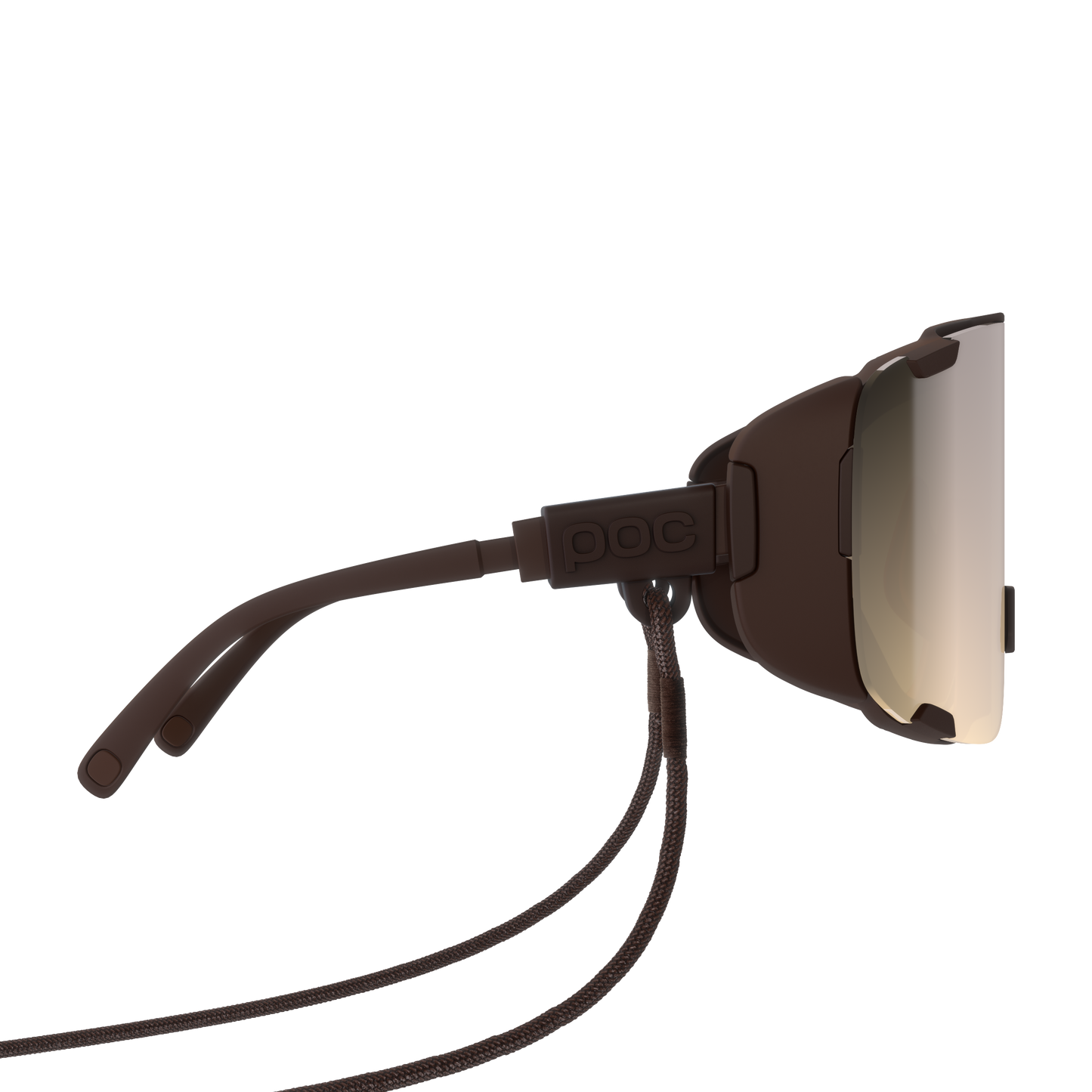 POC DEVOUR ULTRA +-briller Bronze Clarity Trail-glas Partly Sunny Silver