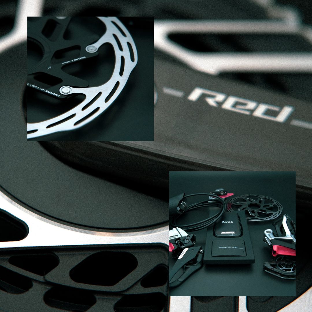 Mini Gruppo SRAM RED AXS E1 2X HAMMERHEAD KAROO