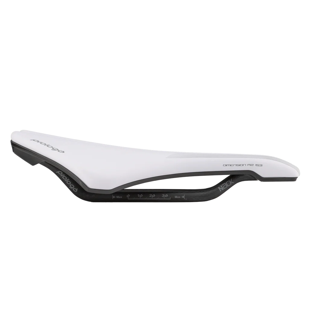 Selle PROLOGO DIMENSION R2 153mm Rails Nack Blanc