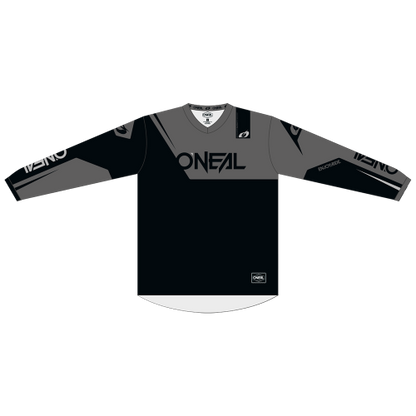 O'NEAL ELEMENT RACEWEAR Junior Long Sleeve Jersey Black/Grey