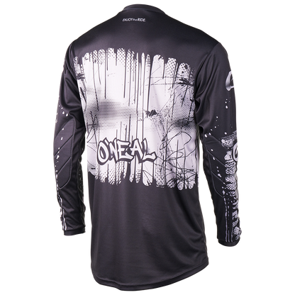 O'NEAL ELEMENT RANCID Long Sleeve Junior Jersey Black/Grey