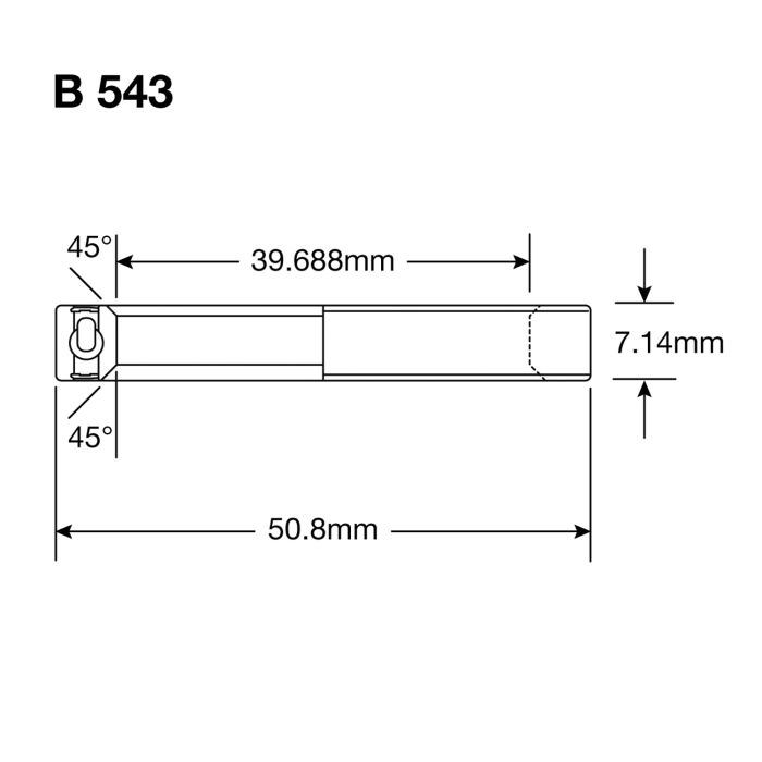 Cuscinetto Sterzo ENDURO BEARINGS B 543 LLB SS - 440c Stainless - 1 9/16''x2''x9/32''