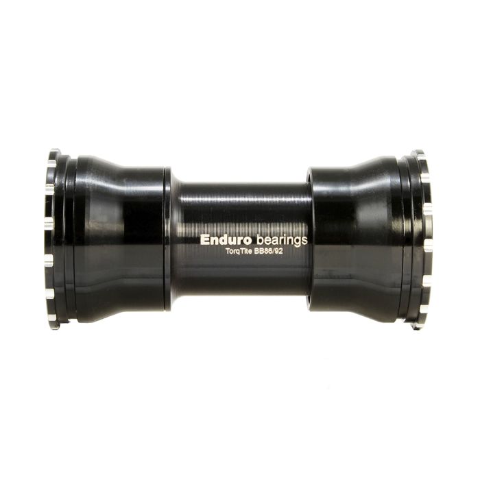 ENDURO BEARINGS TORQTITE BB86/92 Bottom Bracket 24mm Spindle Stainless Steel Black