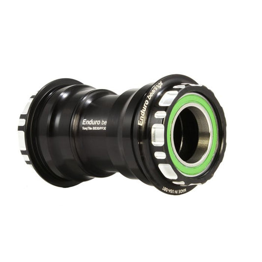 Trapasbodem ENDURO BEARINGS TORQTITE PF30 As 24mm Roestvrij Staal Zwart