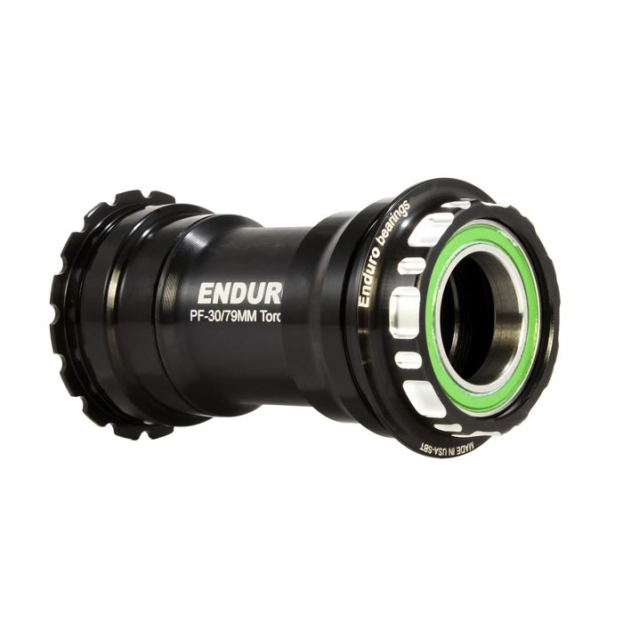 Boitier de Pédalier ENDURO BEARINGS TORQTITE BBright Axe 24mm Acier Inoxydable Noir
