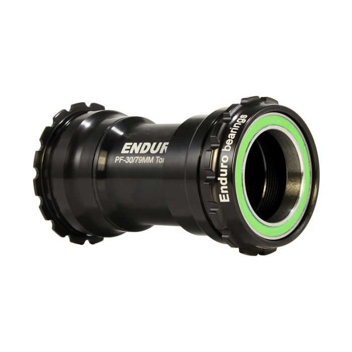 Kranklager ENDURO BEARINGS TORQTITE BBright Aksel 30mm Rustfrit Stål Sort