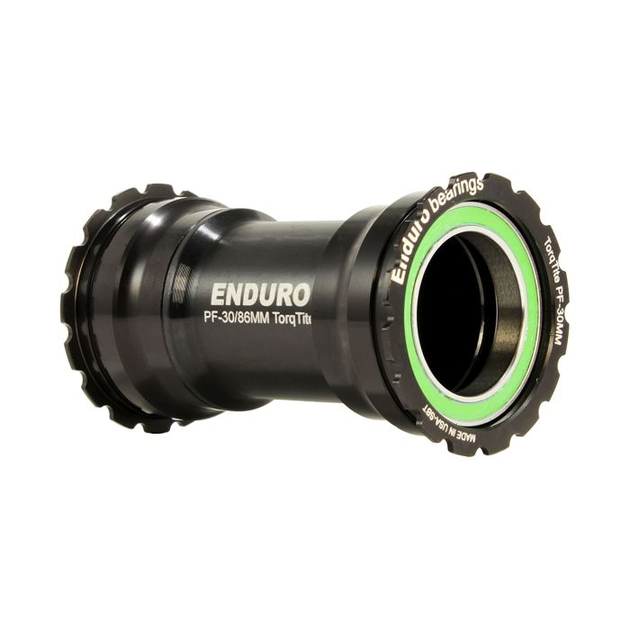 Středové složení ENDURO BEARINGS TORQTITE BB386 Osa 30mm - XD-15 Pro Keramika Černá