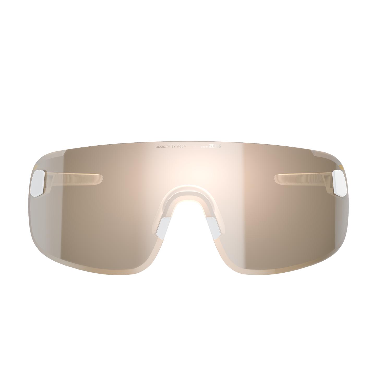 Okulary POC ELICIT Białe Szkło Clarity Trail Partly Sunny Silver