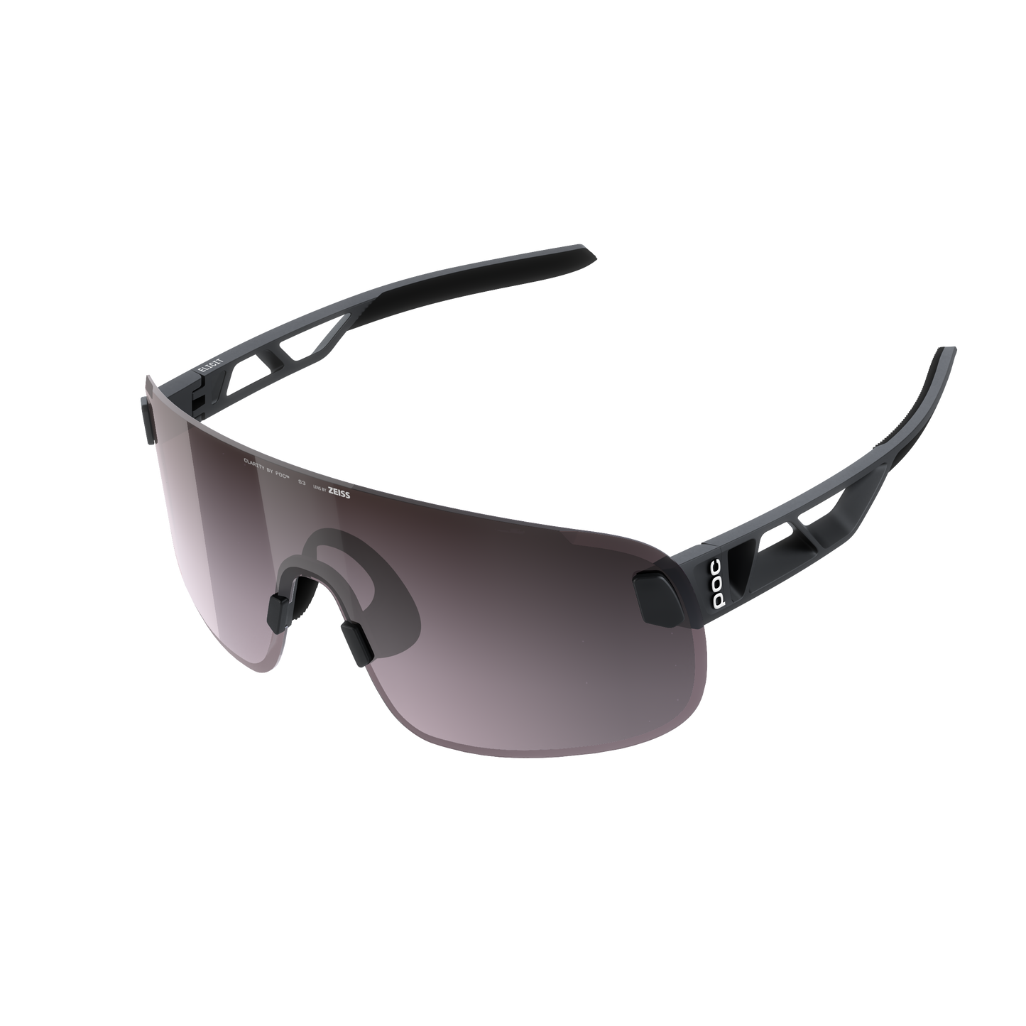 Okulary POC ELICIT Czarne Szkło Clarity Road Sunny Silver